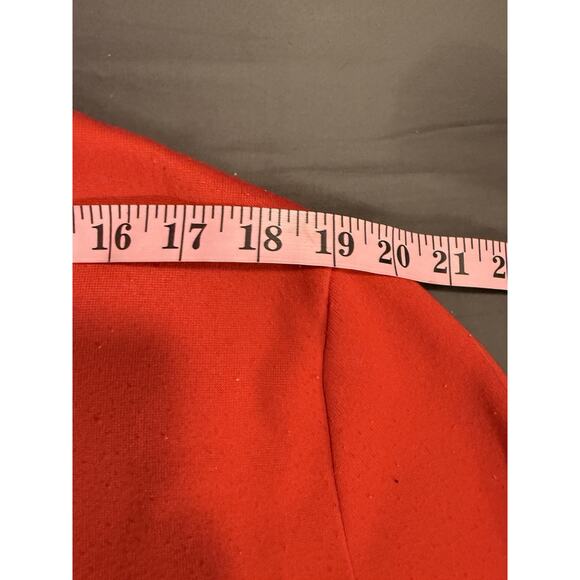 Sorry Not Sorry” Gender Neutral Red Sweatshirt Hoodie Size S - Picture 3 of 9